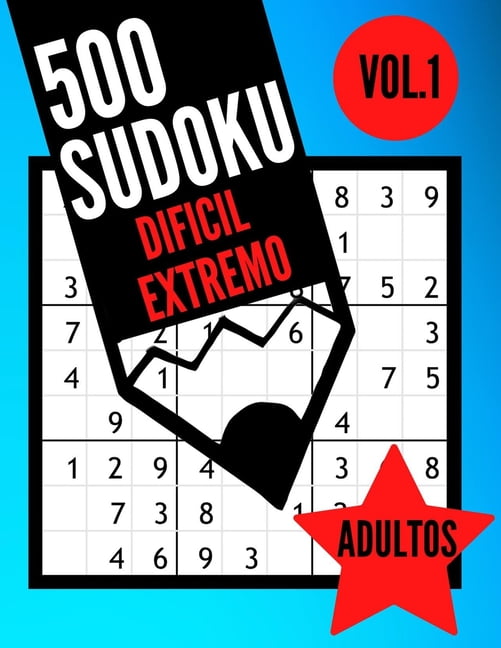 Bma Sudoku Experto: 500 Sudoku extremo adultos Vol.1: Libro Sudoku para adultos - 500 Sudoku experto - con soluciones - - Juego Sudoku muy dificil - Libro de sudokus experto - Juego sudoku - Walmart.com