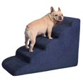 thumbnail image 4 of Para Escaleras para perros para camas altas de 5 pasos para perros pequeños y gatos escaleras curvas para mascotas para una una cama alta escalada sin deslizamiento de mascotas, 4 of 6