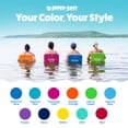 thumbnail image 6 of TRC Recreation Lazy Bunz Foam Saddle Pool Lounger Float - Vinyl Foam - Sunset Orange, 6 of 11