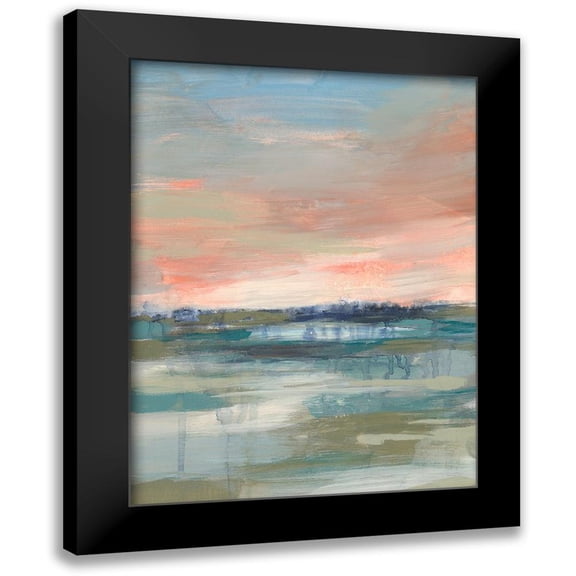 Goldberger, Jennifer 12x14 Black Modern Framed Museum Art Print Titled - Vast Marsh I