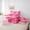 Pink, variant on Erosebridal Teens Abstract Leopard Print Twin Bedding Sets 7-Piece,Gradient Cheetah Print Bedding Comforter Set For Adults,Black Reversible