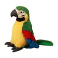 thumbnail image 2 of Plush Parrot Stuffed Animal - Realistic Design, Soft Plush Material, Military Green Accents - For Kids, Birthday Gifts, Playtime Companions, Nursery Decor, 2 of 6