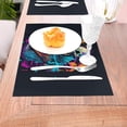 thumbnail image 5 of XMXT 6 Pcs Woven Placemats, Gaming Skull Print Stain Resistant Anti-Skid Placemat for Kitchen Table, 12 x 18 inches, 5 of 6