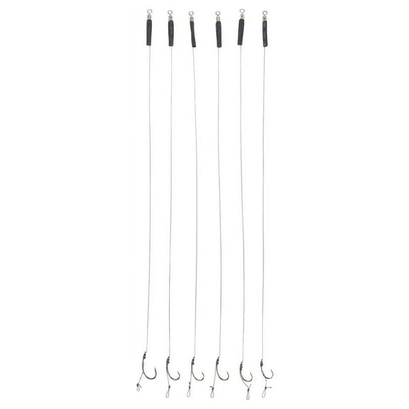 30 X Hair Rigs Barbless Size 6 8 10 Carp fishing Rigs Tackle 12lb Braid