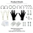 thumbnail image 3 of Dosaele Piercing Kit Nose Rings for Women Belly Piercing Surgical Steel Piercing Tools, 3 of 10