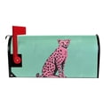 thumbnail image 2 of Yayeee Mailbox Cover Magnetic Large Size Post Box Cover Wrap Decor, Pink Cheetah, 2 of 9