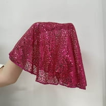 Sequin Tablecloth Wedding Party Cake Table Glitter Table Cover Event Christmas Decoration DIY Craft Fabric(Hot Pink)