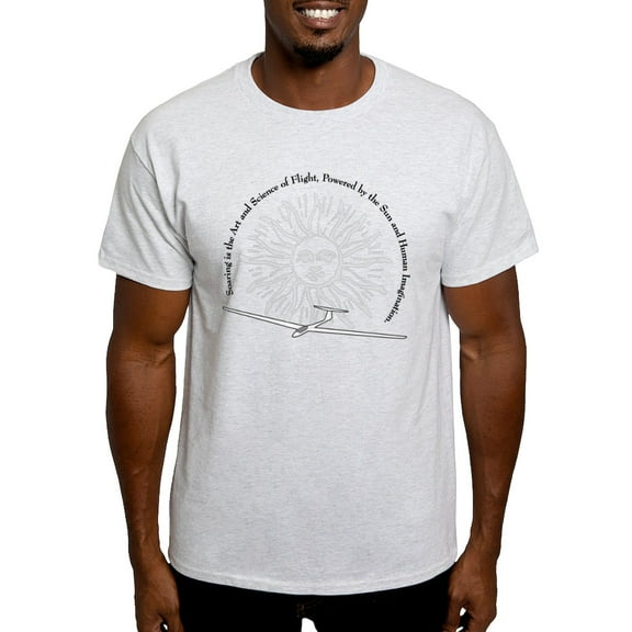 CafePress - 01005_SOARING ART AND SCIENCE BLACK_00_ T Shir - Men's Classic Graphic T-Shirt