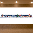 thumbnail image 5 of Festive Design Merry Christmas Santa Claus Snowman Holiday Banner for Christmas Party Decorations Winter Celebration, 5 of 9