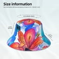 thumbnail image 5 of Kdxio Reflective Bucket Hat - Bright Flowers Print Bucket Hat for Men,Women, 5 of 9