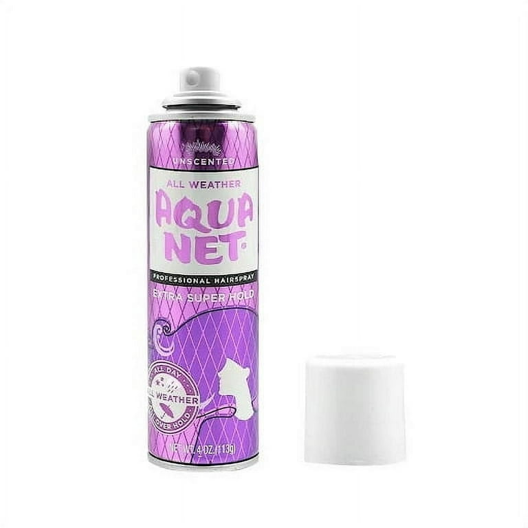 Aqua Net Extra Super Hold Professional Hair Spray, Unscented, 4oz, Travel  Size, 3 Pcs Per Pack 