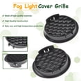 thumbnail image 4 of Fog Light Lamp Cover Grilles Black Pair Fit for Subaru Impreza 2008-2014, 4 of 6