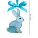 thumbnail image 3 of Adornos de Pascua, regalos de Pascua, atrapasoles de conejo de Pascua con forma de zanahoria y vitrales hechos a mano. Juego de 4 adornos colgantes para ventana, decoración del hogar, regalos de prima, 3 of 5