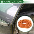 thumbnail image 3 of Universal Car Door Edge Protective Sealing Strip UType Door Scratch Protection Guard .ft m scratch Collision PVC Iron Purple, 3 of 6