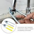 thumbnail image 2 of Thinsony Faucet Removal Wrench Accessory Efficient Pipes Removal Spanner Tap Installation Tool Plumbing Accessory Accessories Handle with cover, 2 of 6