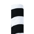 thumbnail image 3 of Premium Microfiber Cabana Stripe Beach Towel - 30" x 60" (Black) | ELEGANI Towels, 3 of 3
