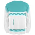 thumbnail image 2 of Halloween Marker Costume Aqua Blue All Over Mens Long Sleeve T Shirt Multi SM, 2 of 2