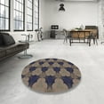 thumbnail image 4 of Ahgly Company Machine Washable Indoor Rectangle Transitional Rosy Pink Area Rugs, 7' x 10', 4 of 7