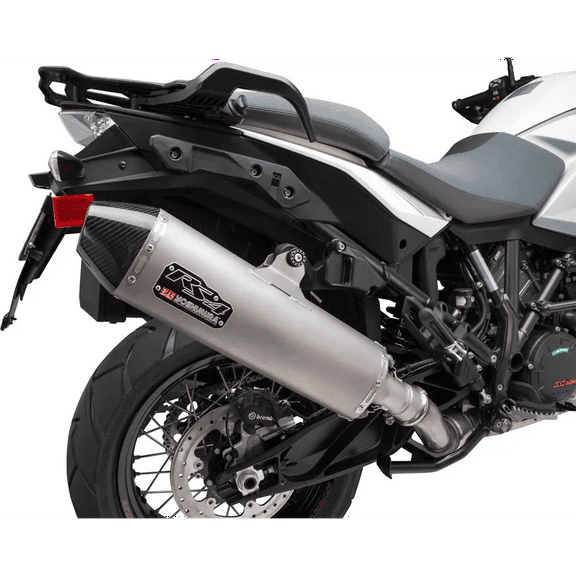 Yoshimura RS-4 Slip-On Exhaust Muffler - Stainless w/Carbon Fiber Tip (16190BD520)