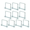 thumbnail image 1 of Weiweiguan 10pcs Wire Lock Pin Coupler Shaft Locking Pin for Trailer Farm Lawn Garden, 1 of 6