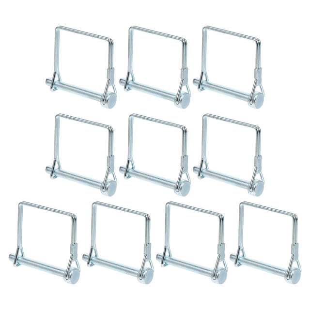 Weiweiguan 10pcs Wire Lock Pin Coupler Shaft Locking Pin for Trailer Farm Lawn Garden