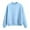 Blue, variant on QQAMB Oversized Sweatshirts for Girls Turtleneck Crewneck Solid Color Fall Winter Trendy Pullover Tops,5 Years