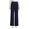 thumbnail image 3 of Lands' End Women's High Rise Crisp Poplin Chino Wide Leg Pants, 3 of 3