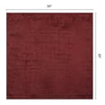 thumbnail image 6 of Unique Bargains 6Pcs Satin Washable Reusable Cloth Napkins Red 20x20inch, 6 of 6