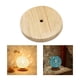 thumbnail image 1 of Soporte de Base de lámpara de mesa de madera, artesanía sencilla de usar, decoración de reemplazo Universal, accesorios duraderos para mesa de Hotel, C Salvador Dali Base de lámpara de madera, 1 of 10