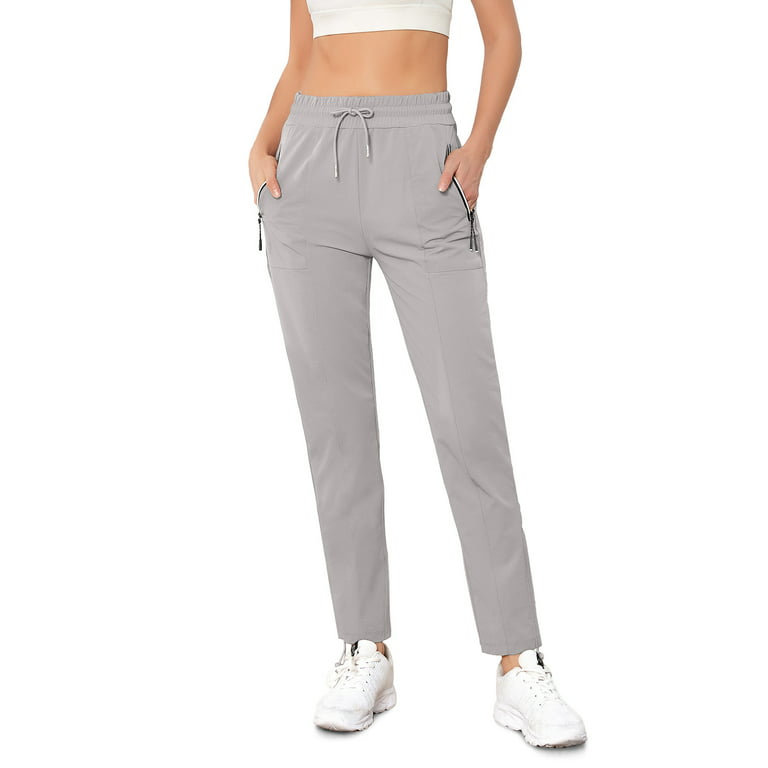 BALEAF Women's Athletic Joggers Pants with Zipper Pockets