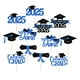 thumbnail image 3 of 12 piezas Toppers de cupcakes de graduación 2025, diseño de diseño de brillo premio a suministros de topper de pastel decoraciones de graduación Azul, 3 of 8