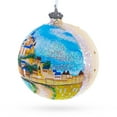 thumbnail image 3 of Mont Saint-Michel, Normandy, France Glass Ball Christmas Ornament 4 Inches, 3 of 5