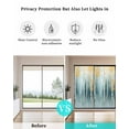 thumbnail image 4 of Window Privacy Film Abstract Forest Art Stained Glass Window Film Decorative Sun Block Window Cover Oil Painted Trees Branch Smear Art Window Clings Static Adhesive Sticker for Bathroom 29.5"x78.7", 4 of 7