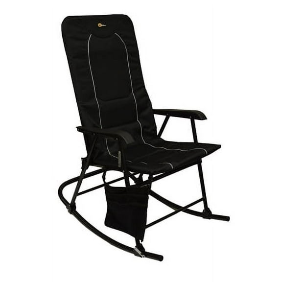 Faulkner 49597H Dakota Folding Rocking Chair - Black