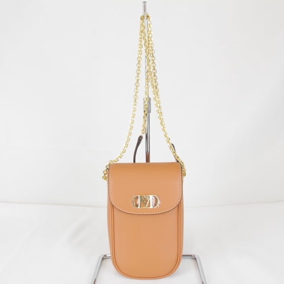 Pre-Owned MCM (MCM) Shoulder Bag, Leather, Orange, Women's
