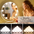 thumbnail image 5 of Espejo de maquillaje con 10 luces LED regulables Pearl Rare, espejo de mesa para maquillaje, 5 of 5