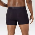 thumbnail image 4 of Hanes Originals Premium Men's SuperSoft Trunks 2pk - Purple/Black, Large, 4 of 5