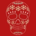 thumbnail image 2 of Girl's Lost Gods Halloween Sugar Skull  Graphic Tee Red Medium, 2 of 5