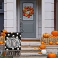 thumbnail image 3 of Fall Garden Flag 12.5x18in Double Sided Thanksgiving Gray Pumpkin Welcome Polka Dot Vertical Yard Flag Autumn Holiday Harvest Seasonal Outdoor Decoration for Outside Home Porch Yard Decor, 3 of 6