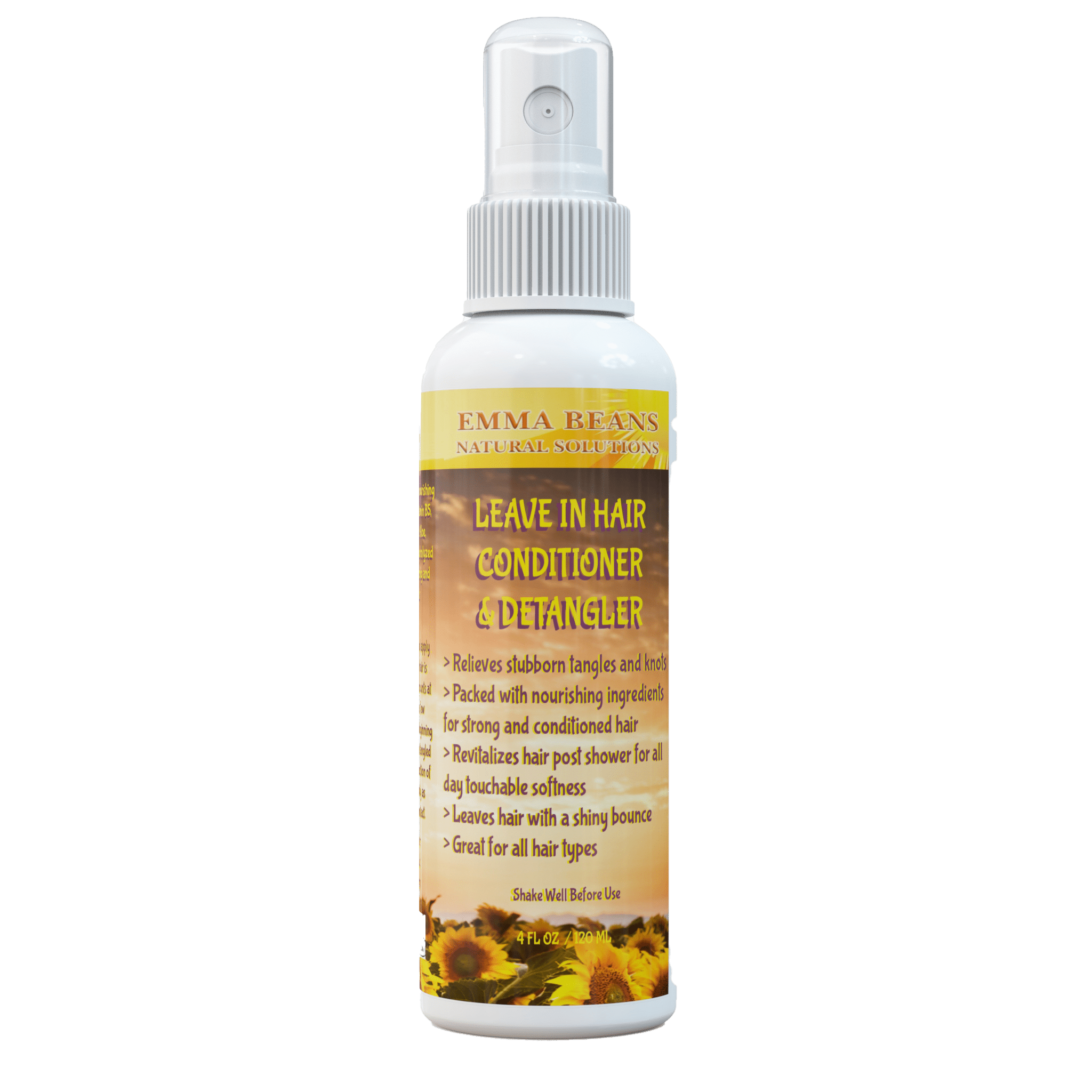 Organic Leave In Conditioner & Hair Detangler for Kinky, Curly