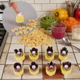 thumbnail image 4 of Prensa De Acero Inoxidable Molde de mariposa amarillo prensable para frutas y verduras, para hacer wontons de comida para bebés y cortador de galletas con forma de flor (8 piezas) JASKFLY, 4 of 9