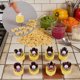 thumbnail image 4 of Prensa De Acero Inoxidable Molde de mariposa amarillo prensable para frutas y verduras, para hacer wontons de comida para bebés y cortador de galletas con forma de flor (8 piezas) JASKFLY, 4 of 9