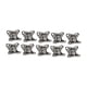 thumbnail image 2 of 10 piezas de soporte de esquina desmontable, soporte de esquina extraíble, conector de soporte en L para Plata, 2 of 9