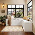 thumbnail image 2 of L-Shaped Shoe Bench, Corner Breakfast Nook Bench With Storage Space, Wooden Nook Chest For Living Room, Bedroom, 2 of 11