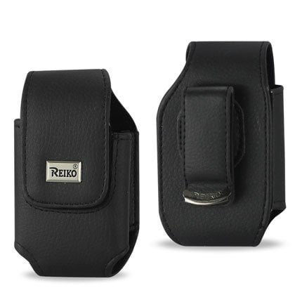 Vertical Leather Case with Magnetic Closure with Belt Clip for Tracfone LG 441g.