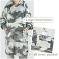 thumbnail image 3 of Catalonia Oversized Blanket Hoodie Sweatshirt, Wearable Fleece Pullover for Adult Men Women Teenagers Kids Wife Girlfriend, 3 of 7