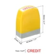 thumbnail image 2 of Uxcell Notice Stamp Self Inking, Office Stamps Message Stamp Business Stamp Style 1 ["Credit"], 2 of 6