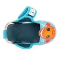 thumbnail image 4 of ikiki Clownfish Squeaky Toddler Sandals | Blue/Orange, 4 of 8