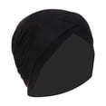 thumbnail image 2 of TISHITA Turban Indien Musulman Chapeau Confortable Couvre-Chef Hijab Bandana Bandeau Élastique Noir, 2 of 8