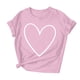 thumbnail image 4 of Xuyuer Valentine's day Women's Printed Round Neck Short Sleeve T-Shirt, Cute Pattern Top for Casual Outfits, Fashion Ladies Tee, 4 of 7